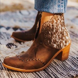 Rhinestone cowgirl bootie